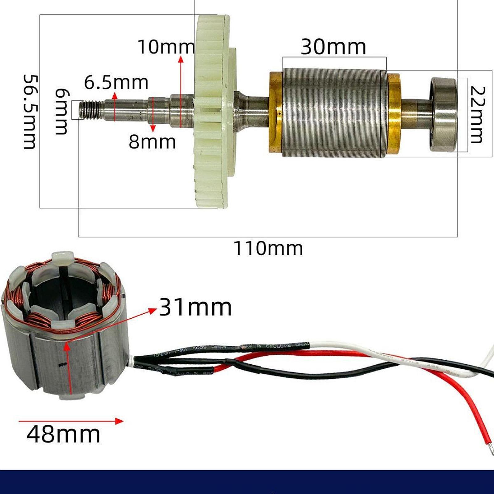 Heavy Equipment Grinder - Electric Angle Grinder Stator Replacement 4830