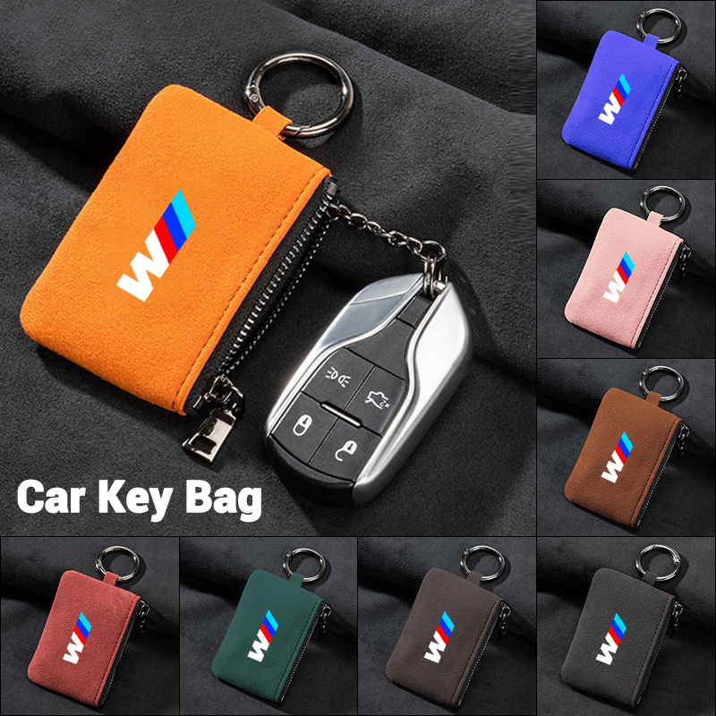 Suede Car Key Bag Portable Wal - Heavy Equipment Stickers のレビューと価格