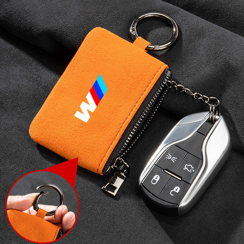 Suede Car Key Bag Portable Wal - Heavy Equipment Stickers のレビューと価格