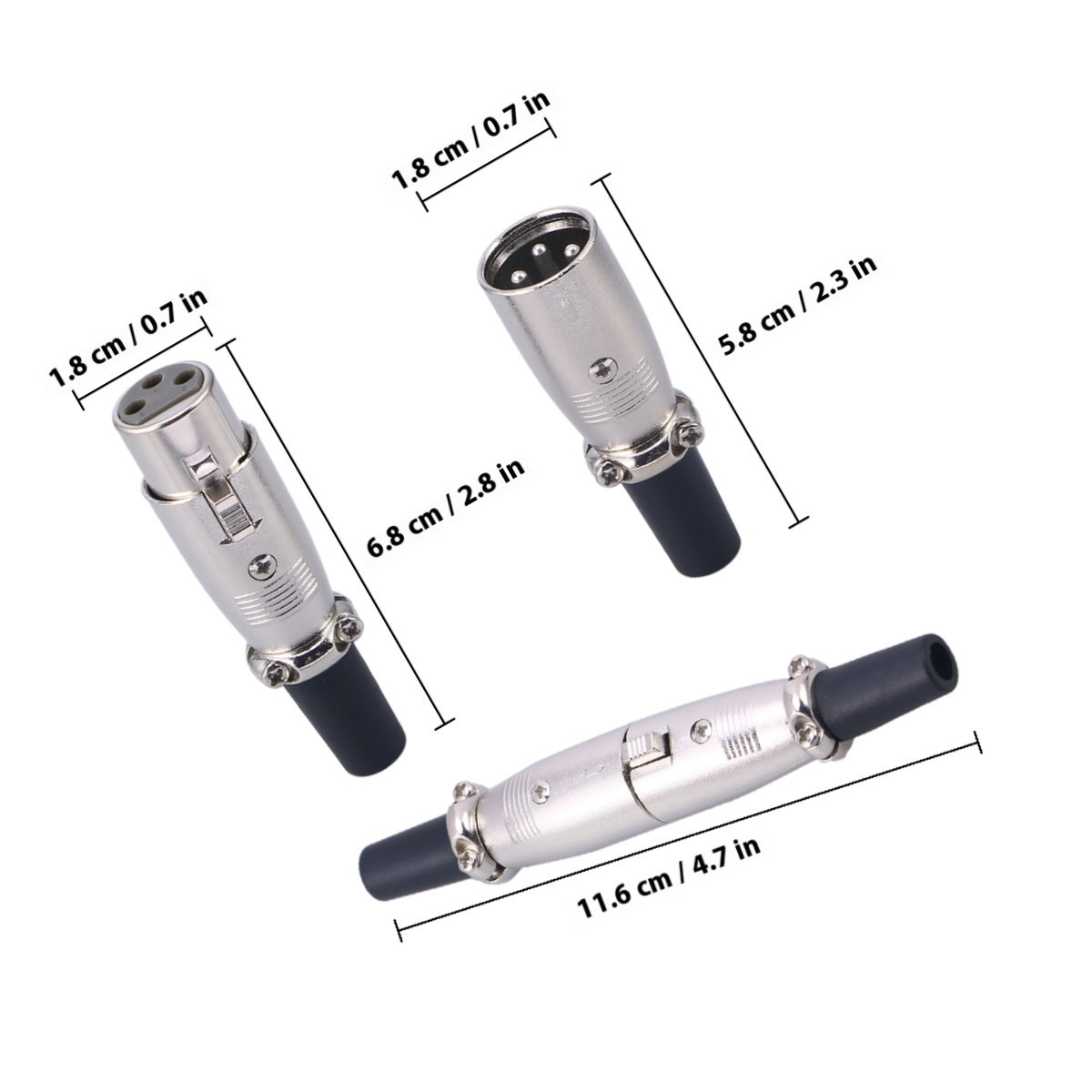 5Pairs Heavy-Duty Brass 3 Pin  - Heavy Equipment Mixer のレビューと価格