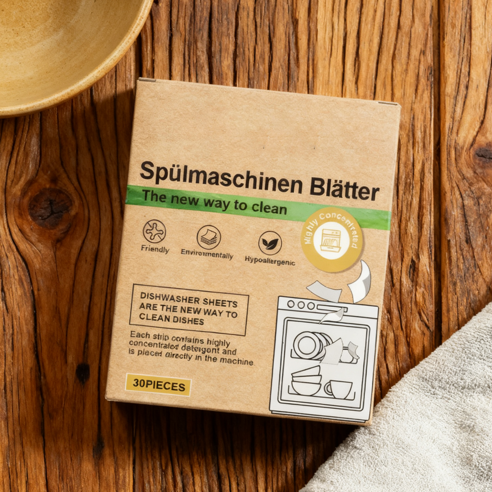 Dishwasher Cleaner Tablets, 30 - Heavy Equipment Grinder のレビューと価格